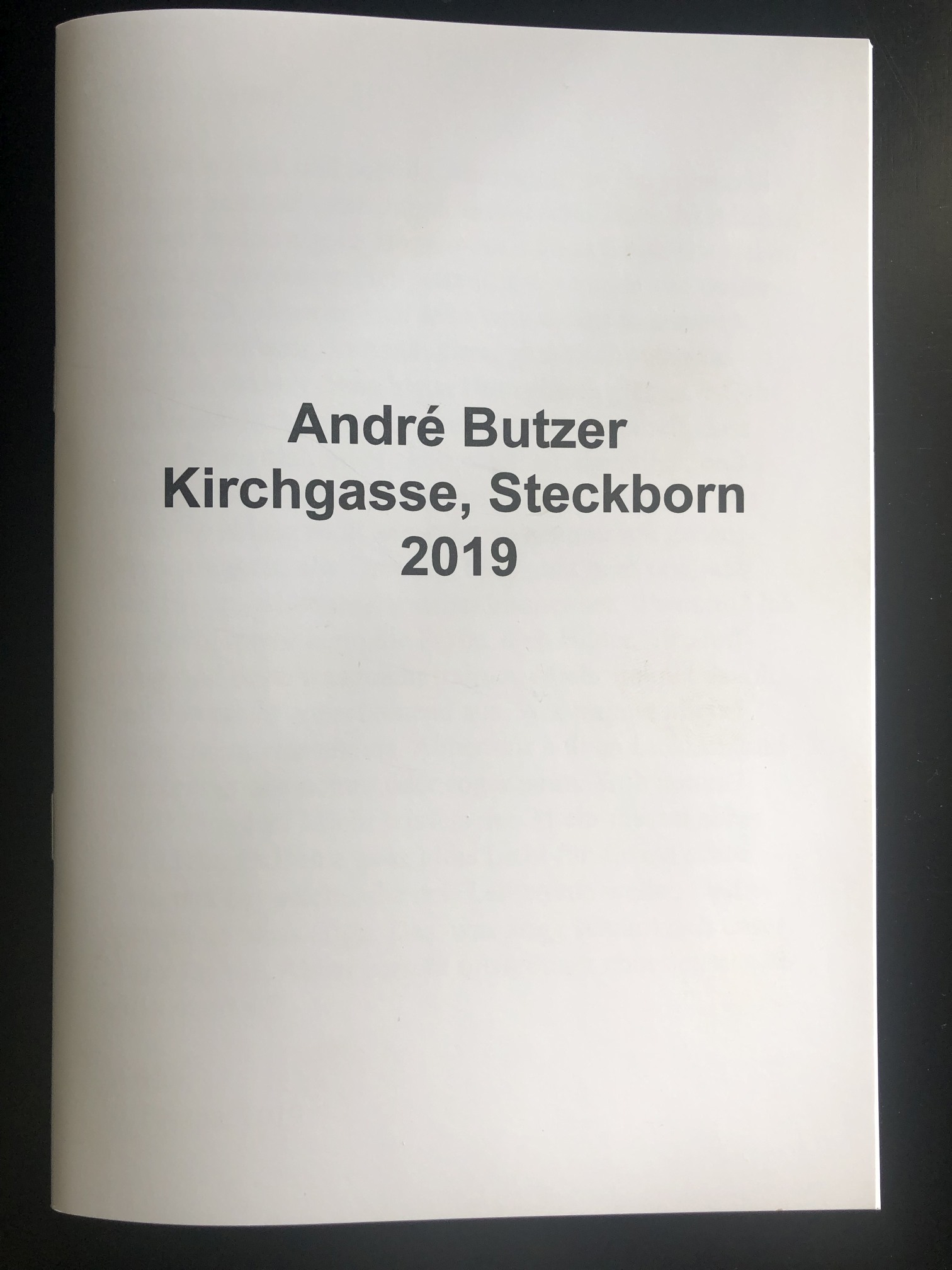 André Butzer - Steckborn